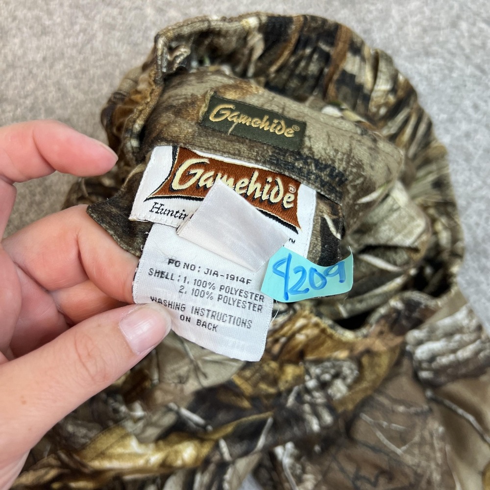 Gamehide Pants Youth 14 Camo Realtree Xtra Max-5 Reversible Hunting Outdoor‎ YPR - Picture 11 of 16